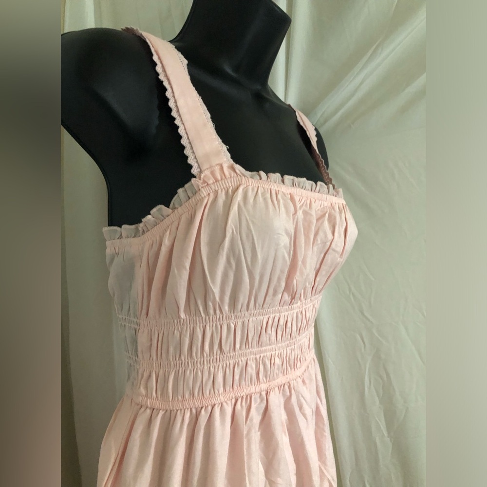 Trixxi floral hem smocked bodice bow strap garden dress size medium brand new - Picture 8 of 16